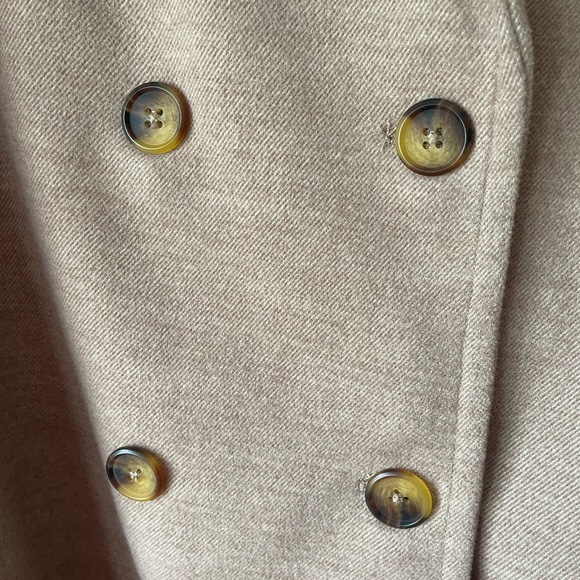 Free People Blazer Double Breast Tan with pockets - Picture 3 of 9